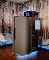 Cryosauna in Oklahoma with nature background