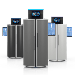 Three cryosaunas Three cryosaunas next to each other