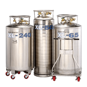 Pressurized tanks for storage of liquid nitrogen